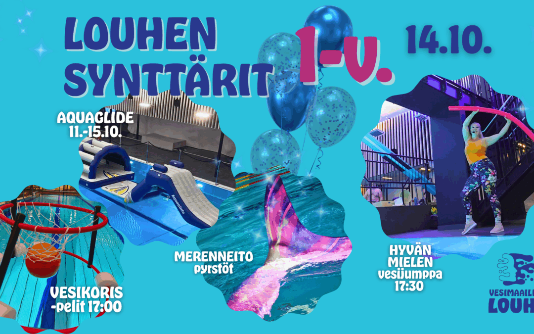 Louhen 1-v. synttärit ja syysloma